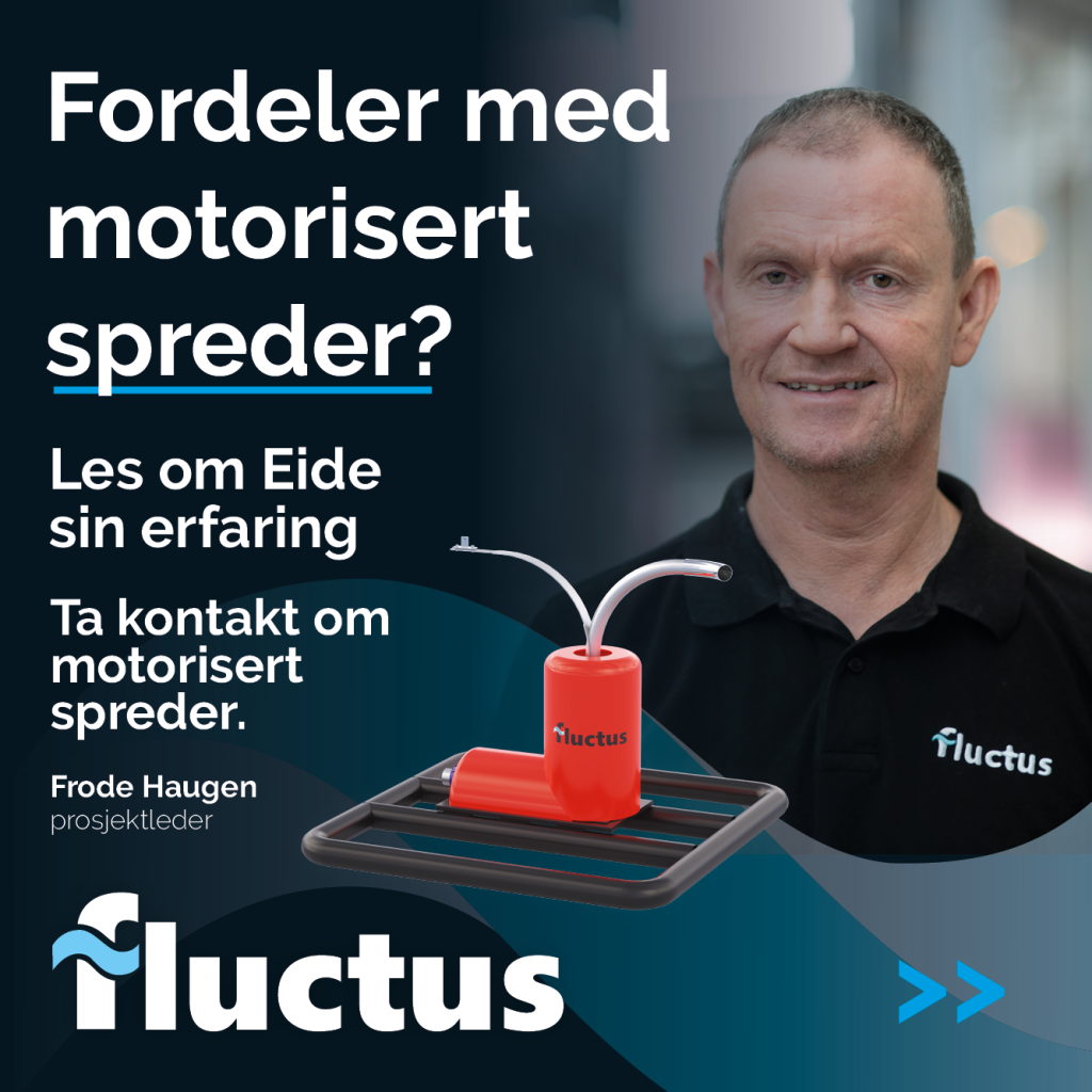 Motorisert spreder fra Fluctus